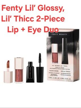 Fenty Lil’ Glossy, Lil’ Thicc 2-Piece Lip + Eye Duo. BNIB